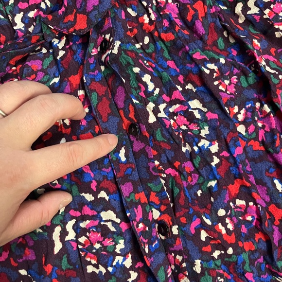 NWT - Fat Face Women's Serena Floral Print Midi Shirt Dress - US 10/L - Picture 8 of 14